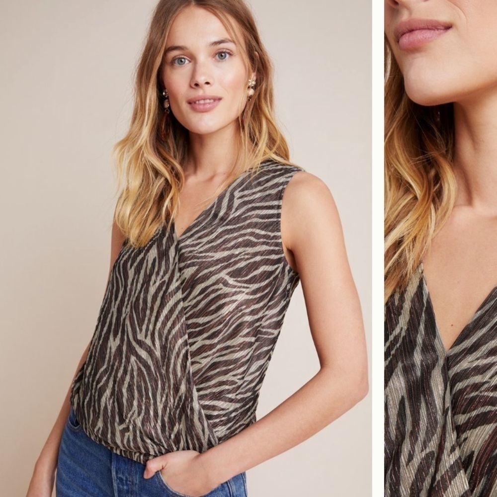 ANTHROPOLOGIE NWT Eri + Ali Kasi Top Size XS - Picture 3 of 12